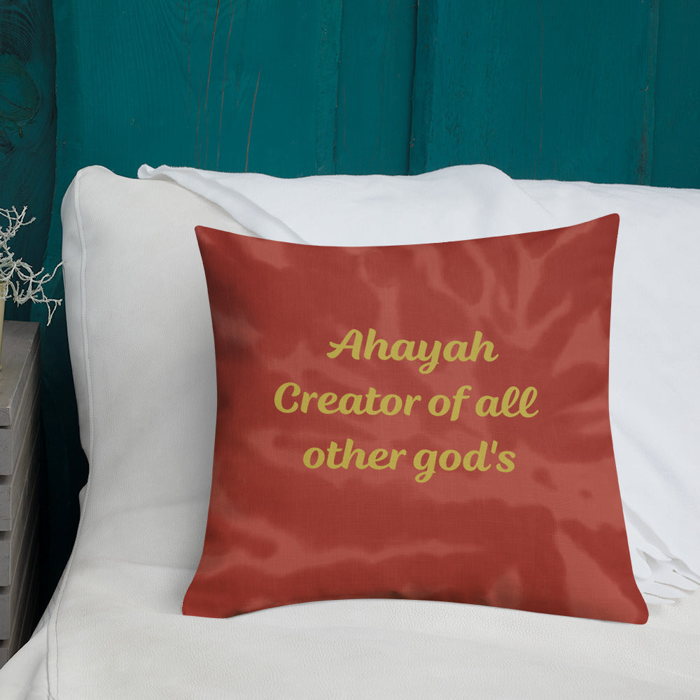 God of gods pillow