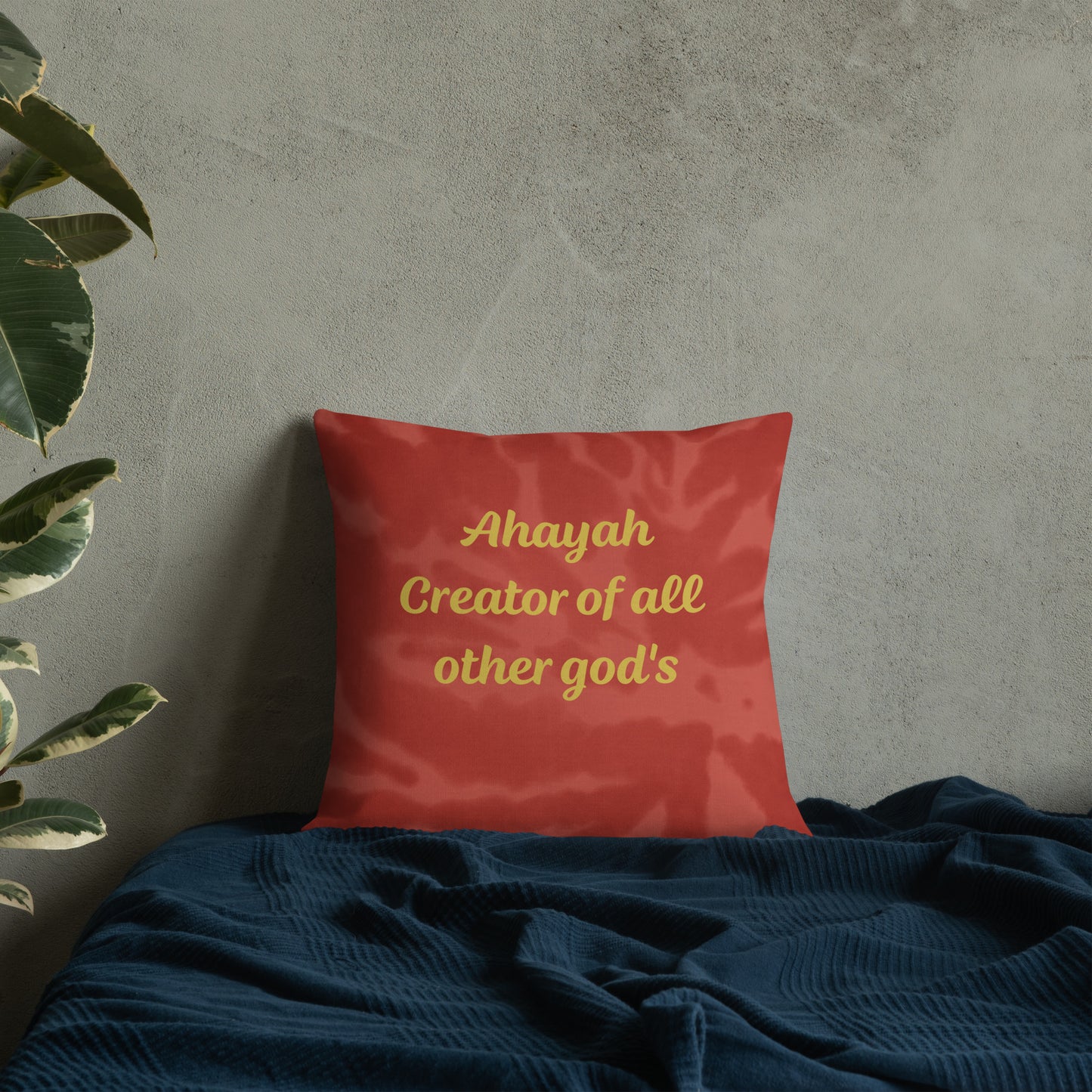 God of gods pillow